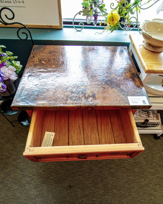 Vintage Copper Top Chest - Image 2