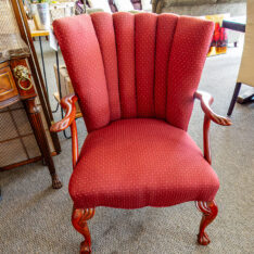 Channel Back Arm Chair