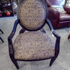 Leopard Print Arm Chair