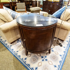 Drexel Drum Accent Table