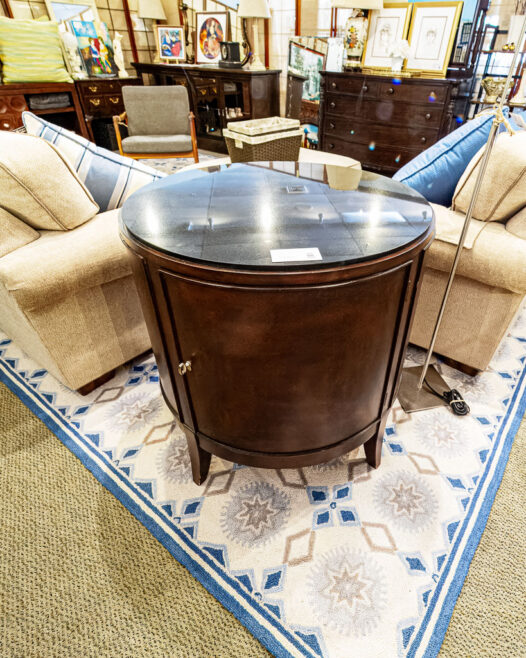 Drexel Drum Accent Table