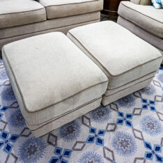 Flexsteel Gold Ottoman