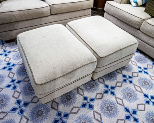 Flexsteel Gold Ottoman