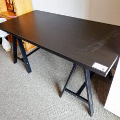Sawhorse Style Desk