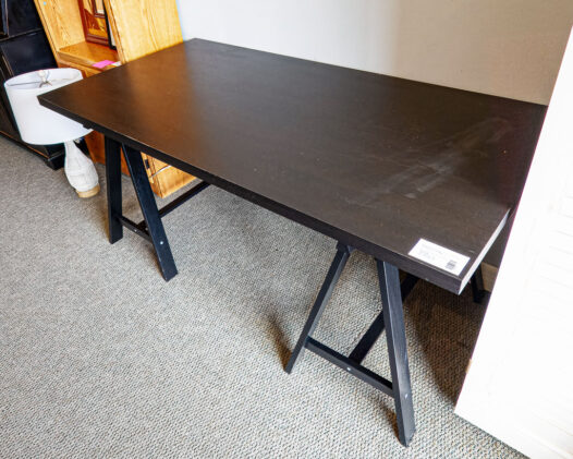 Sawhorse Style Desk