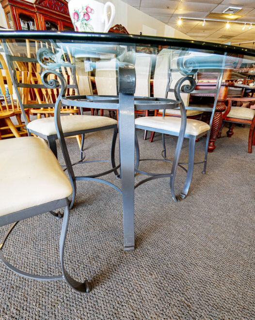 Glass Top 5 Pc Dining Set - Image 3