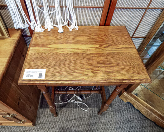 Oak Accent Table - Image 2