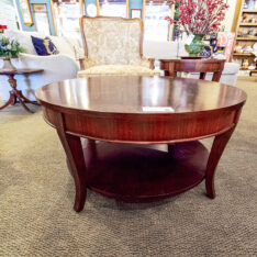 Round Cherry Coffee Table
