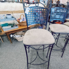 Cast Iron Bar Height Stool