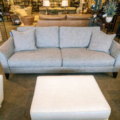 Ethan Allen Grey Sofa