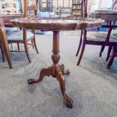 Vintage Piecrust Table