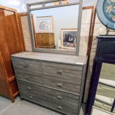 Grey Dresser with Mirror