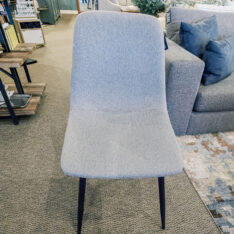 Grey Upholstered Side Chair