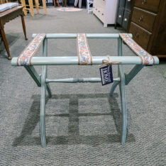 Vintage Green Suitcase Valet