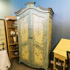 Hand Painted Bird Armoire