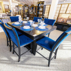 Black Pub Height Dining Set