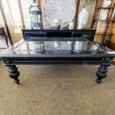 Ethan Allen Black Coffee Table