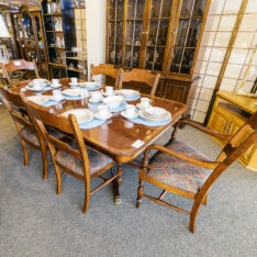 Mahogany Pedestal Dining Table