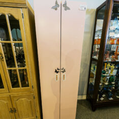 Pink Two Door Wardrobe