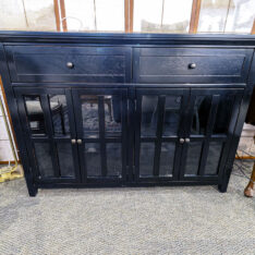 Black Foor Door Console