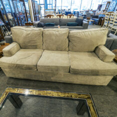 Gold Three Seat Sofa