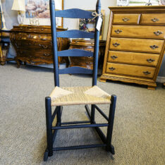 Ladderback Rush Seat Rocker