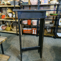Primitive Tall Black Table