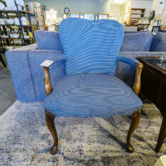 Blue Accent Arm Chair