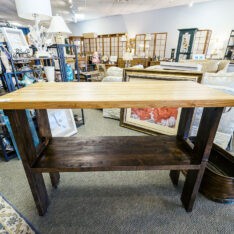 Custom Wood Rolling Island