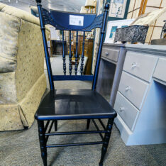 Vintage Black Side Chair