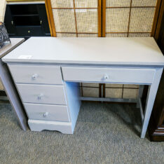 Painted Grey Desk