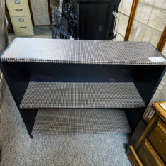 Black Plaid Bookcase