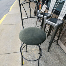 Cast Iron Bar Height Stool