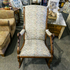 Vintage Floral Rocking Chair
