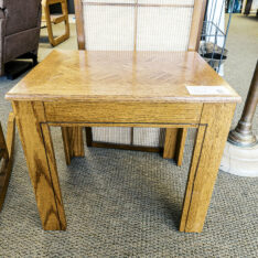 Faux Wood End Table