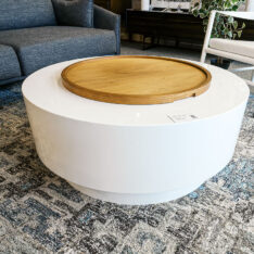 CB2 Round Coffee Table