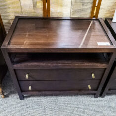 Espresso Nightstand w/ Drawers