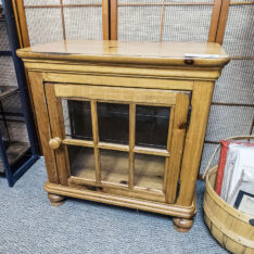Pine Table/Glass Door As Is