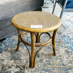 Vintage Rattan Round Table