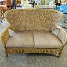 Wicker Two Seat Loveseat