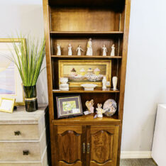 Cherry Bookcase w/ Two Doors