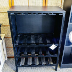 Black Wine Cabinet