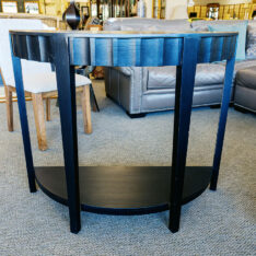 Black Demi Lune Table