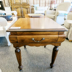 A A Laun Cherry End Table