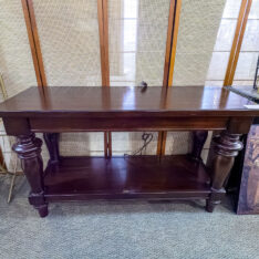 Espresso Tiered Sofa Table