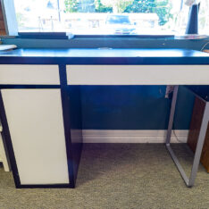 Black & White Desk As Is