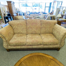 Upholstered Studded Sofa