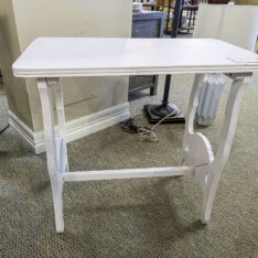 Painted Trestle Accent Table