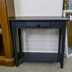 Black Tiered Table w/Drawer