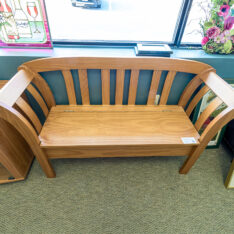 Handmade Pine Storage Bench